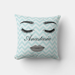 Cool, Amazing, Blue Face whit name Cushion