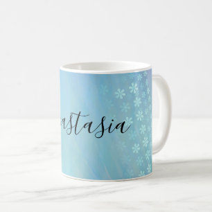 Cool, Amazing, Blue whit your name Coffee Mug