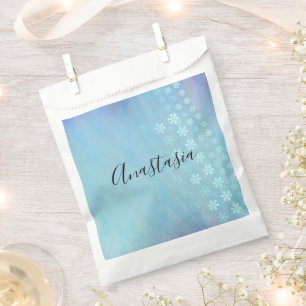 Cool, Amazing, Blue whit your name Favour Bags
