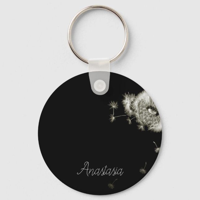 Cool, Amazing, Dandelion  Key Ring (Front)