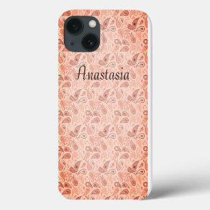 Cool, Amazing Orange whit your name iPhone 13 Case