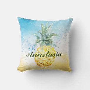 Cool, Amazing, Pineapples whit name Cushion