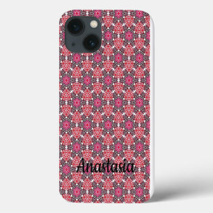 Cool, Amazing, Pink whit your name iPhone 13 Case