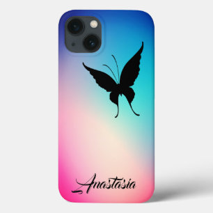 Cool, Amazing, Rainbow Buterfly iPhone 13 Case