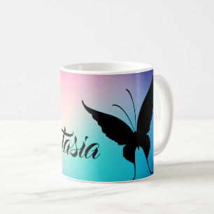 Cool, Amazing, Rainbow Buterfly Coffee Mug