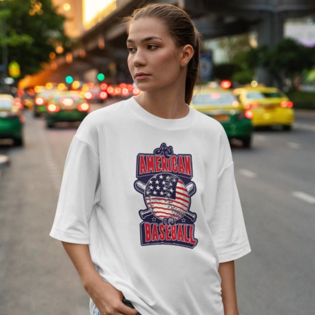 Cool American Baseball   T-Shirt (Creator Uploaded)
