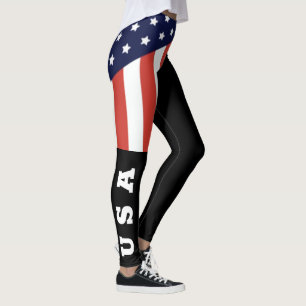 Cool American Leggings   American Flag Leggings