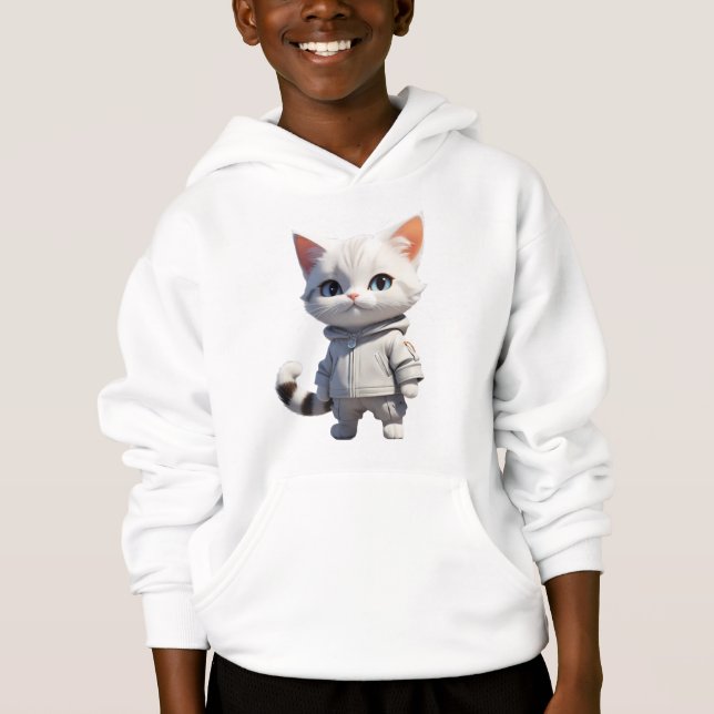 Cool and Adorable Cat Illustration (Front)