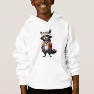 Cool and Adorable Racoon Illustration