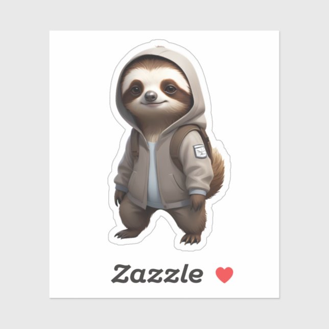 Cool and Adorable Sloth Illustration (Sheet)