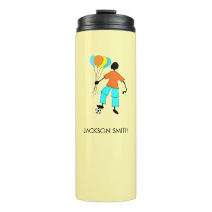 Cool and Awesome, Happy Boy Thermal Tumbler
