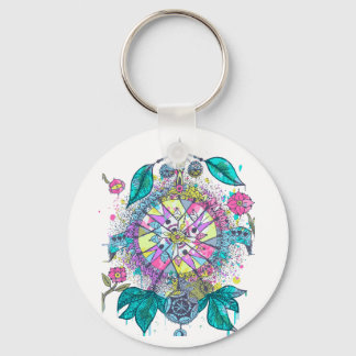Cool and colourful dreamcatcher key ring