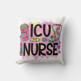 Cool and Colourful ICU Nurse Cushion
