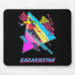 Cool And Colourful Kazakhstan Skiing Adventure Mouse Mat