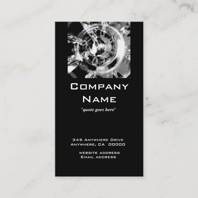Cool and Contemporary Business Card (Front)
