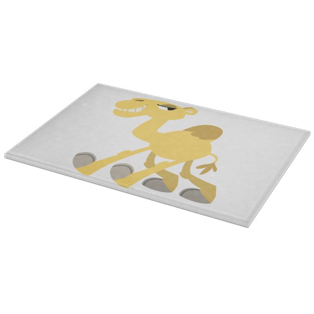 Cool and Cute Cartoon Camel Cutting Board (Corner)