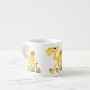 Cool and Cute Cartoon Camel Espresso Mug