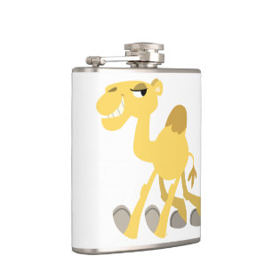 Cool and Cute Cartoon Camel Hip Flask