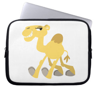 Cool and Cute Cartoon Camel Laptop Sleeve