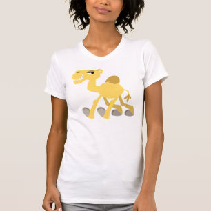 Cool and Cute Cartoon Camel Women T-Shirt