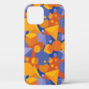Cool and fun geometric seamless pattern iPhone 12 case