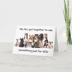 COOL AND FUN "GROUP CARD" FOR OFFICE AND FRIENDS C CARD