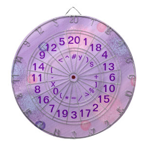 Cool and Fun Math Game Numbers Dart Board