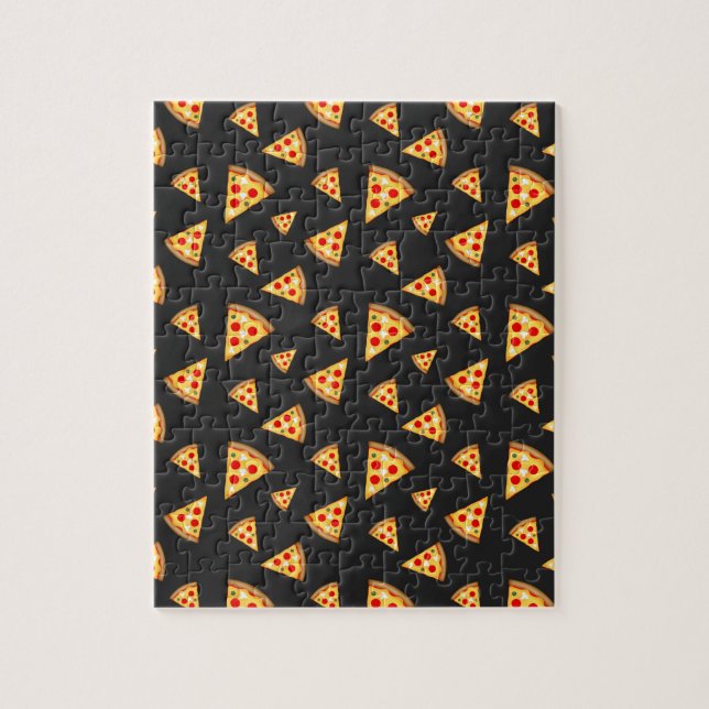 Cool and fun pizza slices pattern jigsaw puzzle (Vertical)