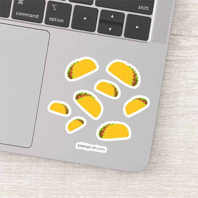 Cool and fun yummy taco pattern (Detail)