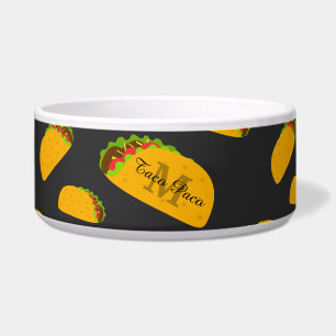 Cool and fun yummy taco pattern Monogram