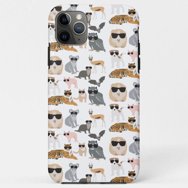 Cool and Funny Animals Wearing Sunglasses Case-Mate iPhone Case (Back)