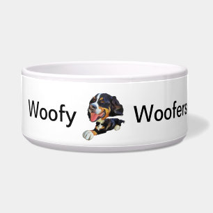 Cool and Funny Bernese Mountain Dog Bowl