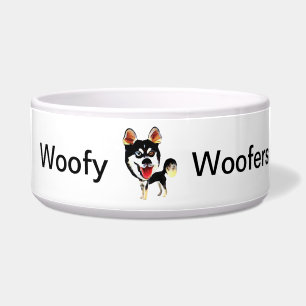 Cool and Funny Siberian Husky Dog Bowl