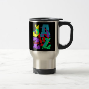 Cool and hip Jazz Travel Mug