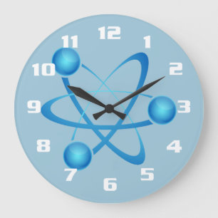 Cool and Nerdy Large Clock