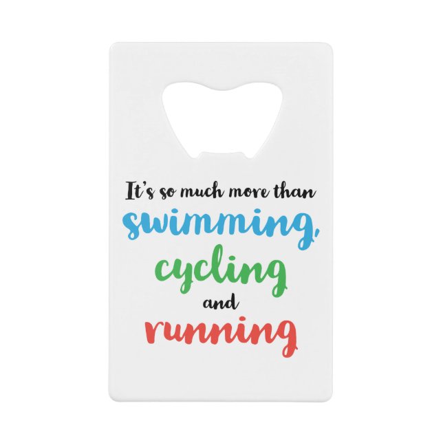Cool and original design for triathletes (Front)