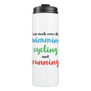 Cool and original design for triathletes thermal tumbler