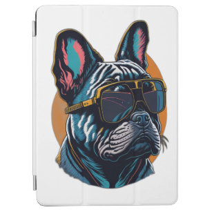 Cool and Stylish French Bulldog With Sunglasses iPad Air Cover