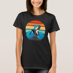 Cool And Sunset Road Cycling Helmet With Visor T-Shirt