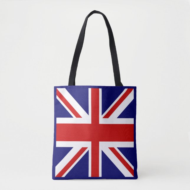 Cool and Trendy fashion accessory the Union jack Tote Bag (Front)