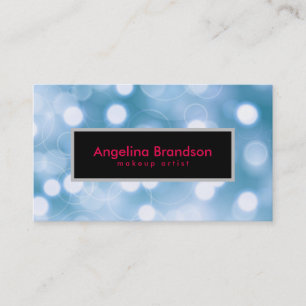 Cool and Unique Black Confetti Business Card