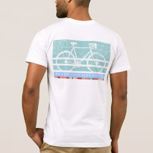 cool and urban biking inspired white T-Shirt