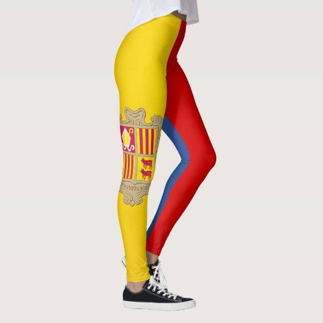 Cool Andorra Flag Fashion Leggings (Right)
