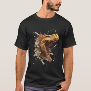 Cool angry dinosaur Tyrannosaurus Rex  1 T-Shirt