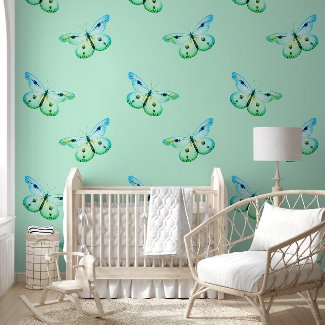 Cool Animal Pattern - Butterfly 1c Wallpaper (Kids)
