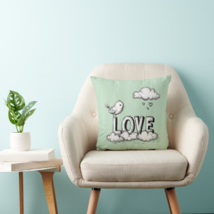 Cool Animal Pattern - Cute Birds 1 Cushion