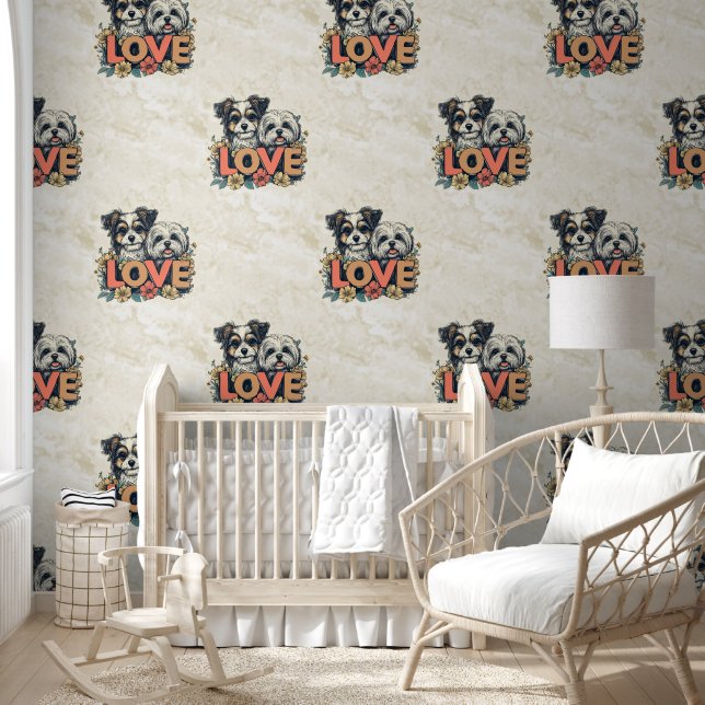 Cool Animal Pattern - Cute Dogs 8 Wallpaper (Kids)