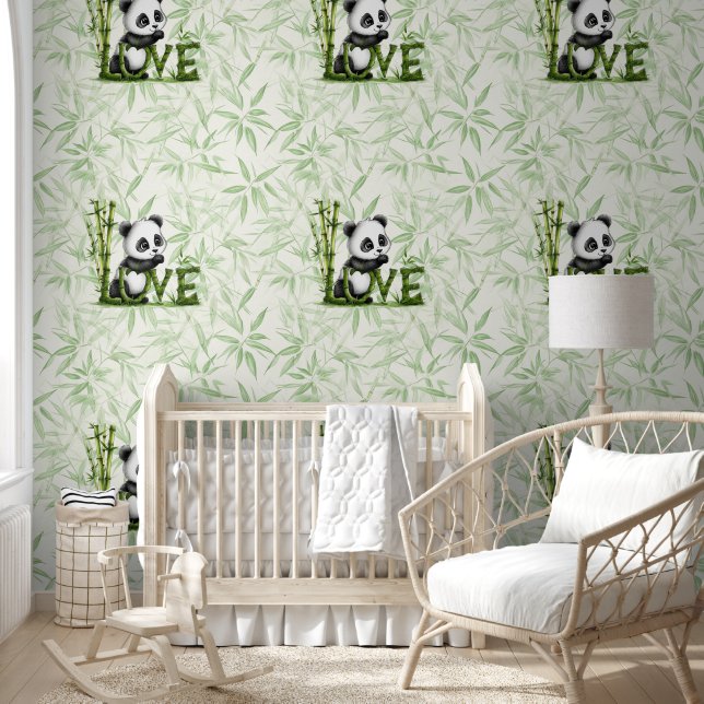 Cool Animal Pattern - Cute Panda 2 Wallpaper (Kids)
