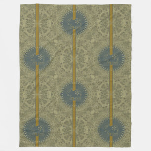 Cool Animal Pattern - Elephant 6 Fleece Blanket