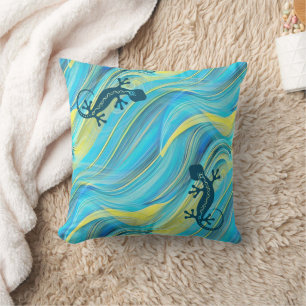 Cool Animal Pattern - Gecko 3 Cushion